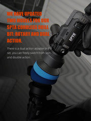 SPTA safety lock feature protects against accidental starts during operation