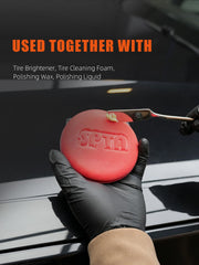 SPTA compact disc pad for accurate wax application