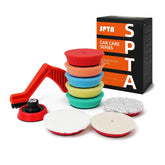 SPTA drill polishing kit foam pad set for car polishing and wax application