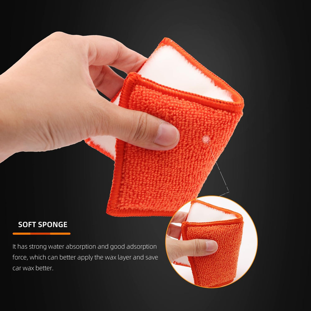 SPTA dual-sided design supports wax application and gentle washing.