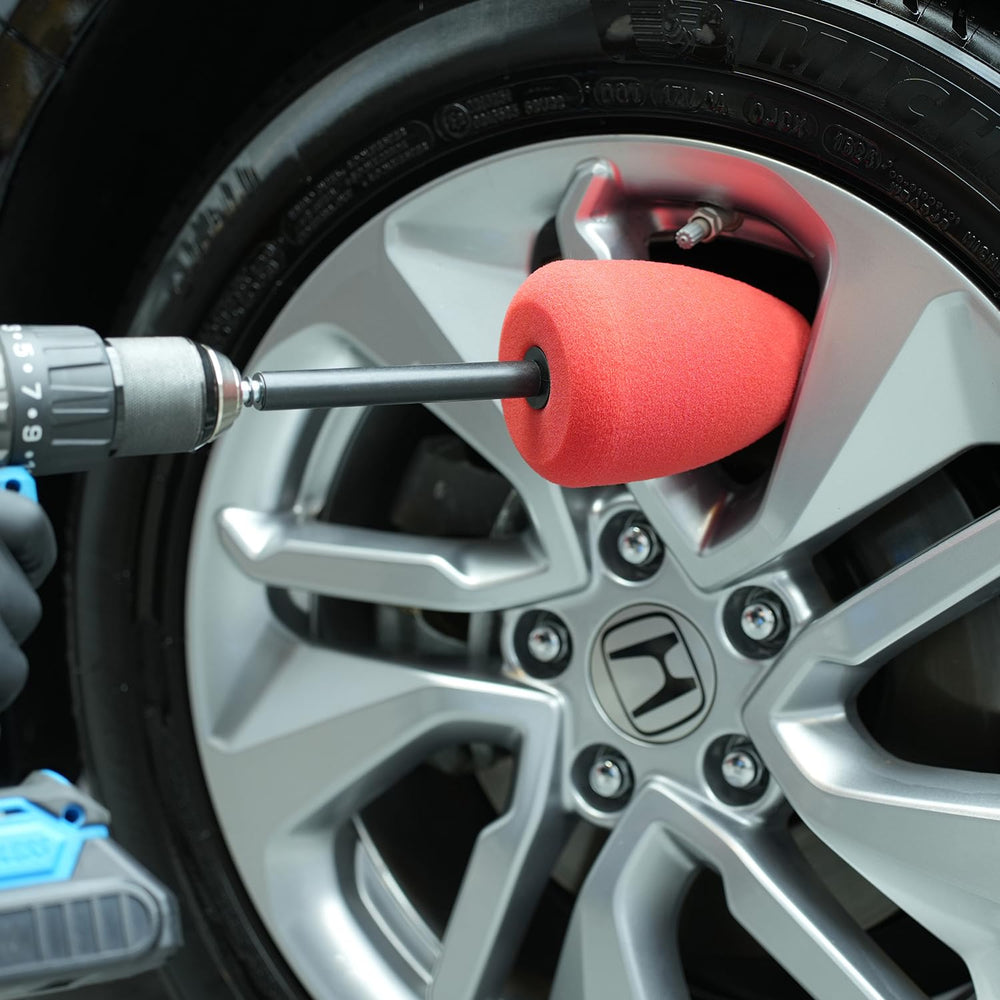 SPTA tool used on exhaust tip surfaces for refreshed metal look