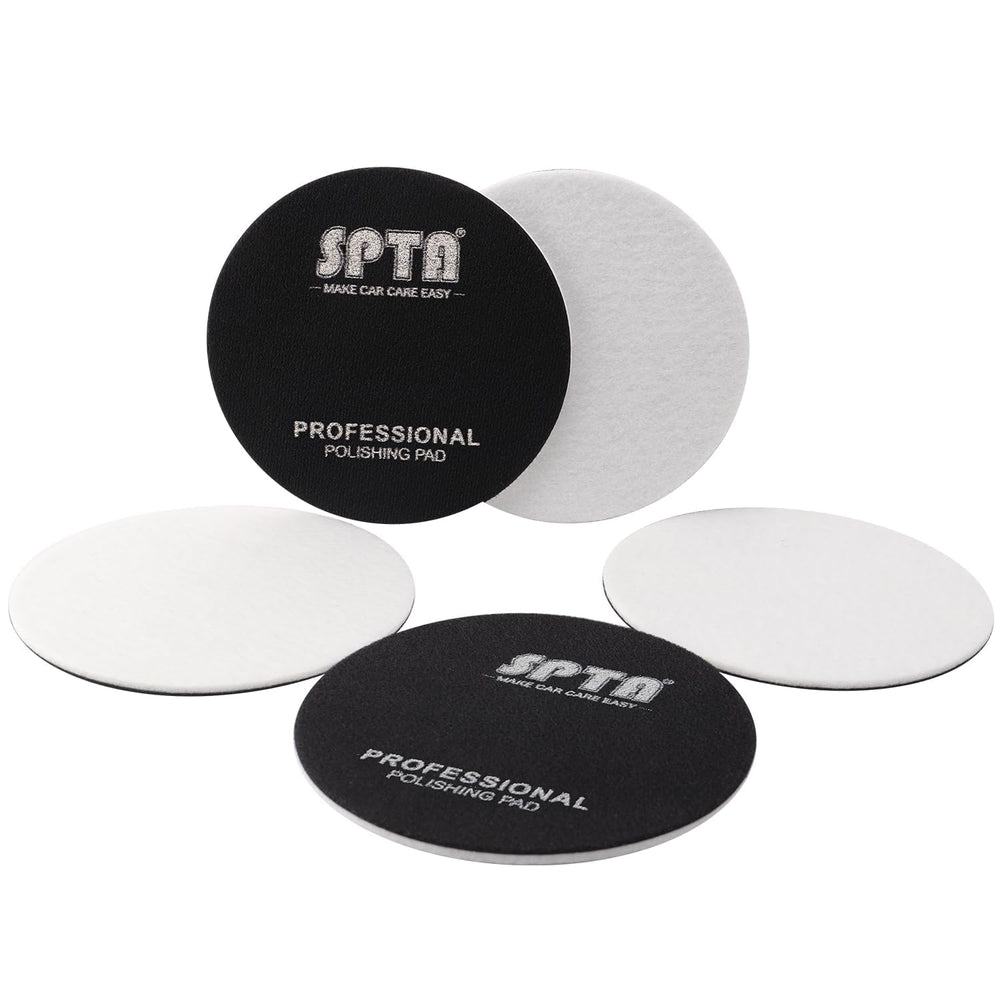 SPTA glass polishing discs set for smooth car windows and lenses