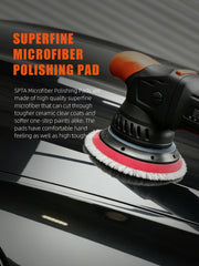 SPTA high-density backing supports durability and secure pad changes.