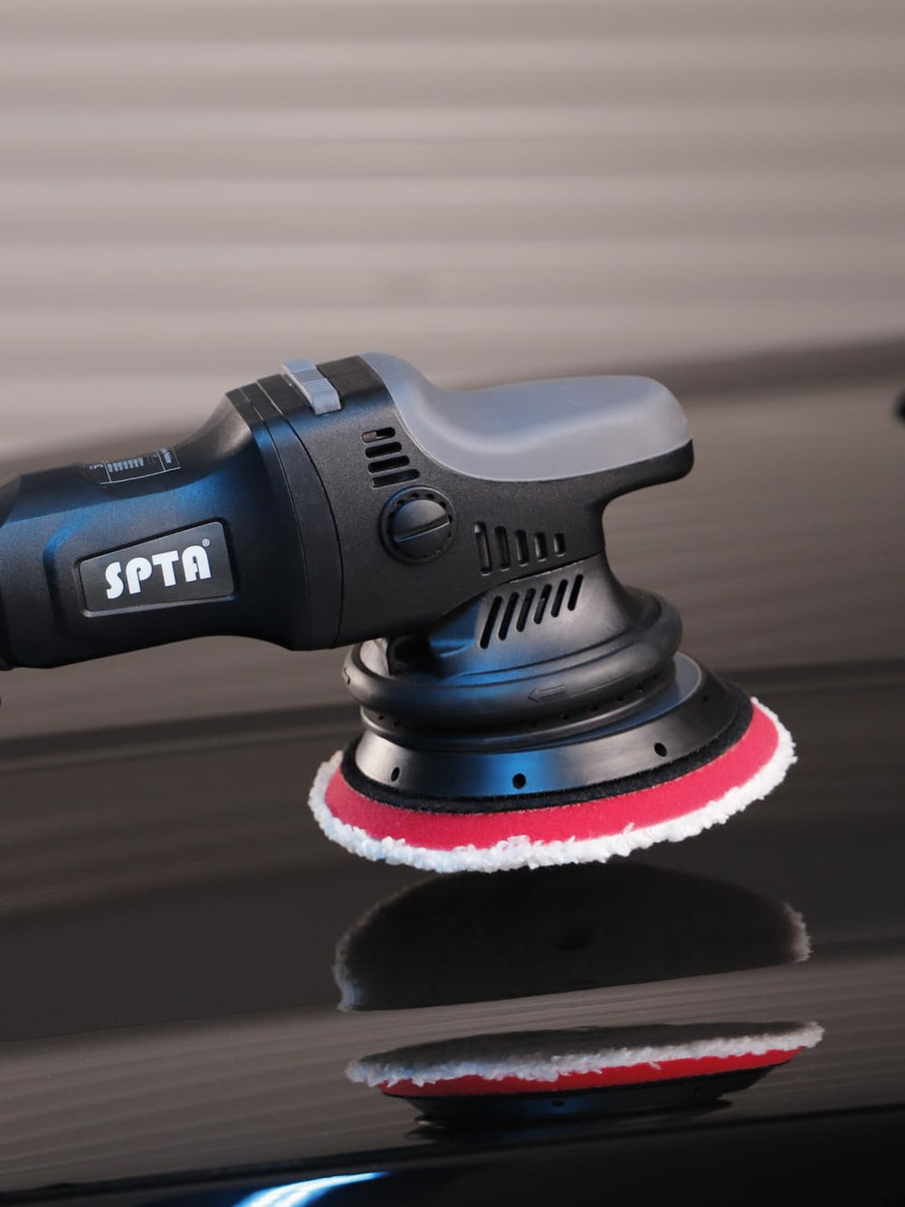 SPTA hook and loop backing compatible with 5 inch buffers