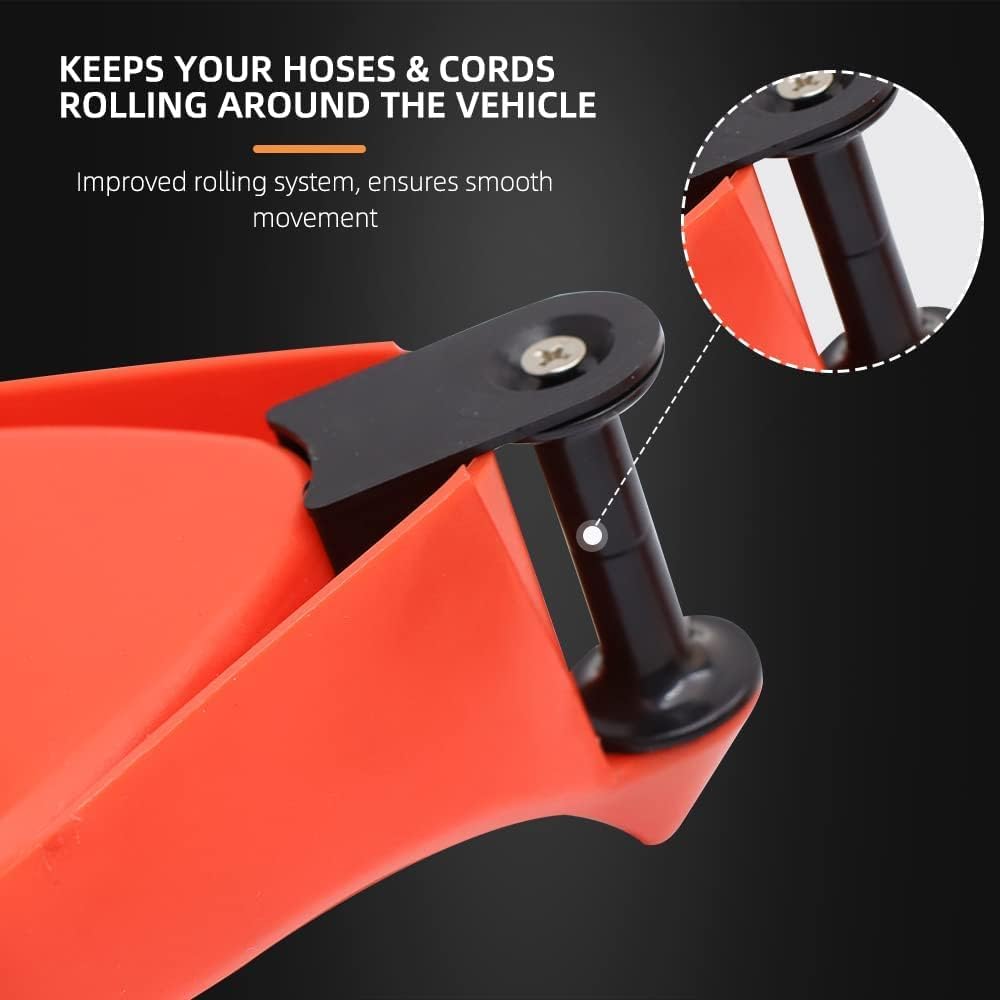 SPTA Hose Guide hanging hole enables easy storage on hooks after use