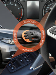 SPTA leather cleaning pad for gentle interior maintenance.