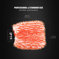 SPTA soft plush microfiber mitt delivers gentle touch on coated surfaces