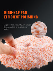 SPTA polishing machine-ready pad demonstrated with a rotary polisher