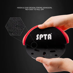 SPTA 6.5-inch pad fits standard 150 mm backing plates for compatibility.