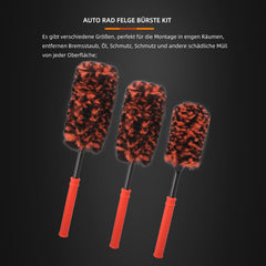 SPTA Rim Cleaner Brush safe for finishes helps prevent scratches.