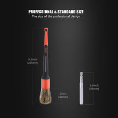 SPTA scratch-free bristles protect surfaces while cleaning delicate interiors and trims