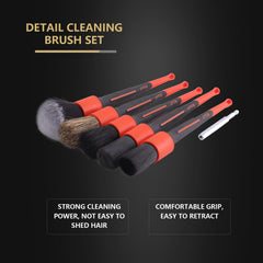 SPTA soft boar bristle interior brush for scratch-free leather and dash surfaces
