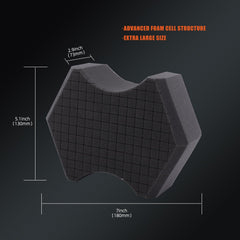 SPTA Ultra Safe Sponge shows ergonomic gray grip for comfortable washes