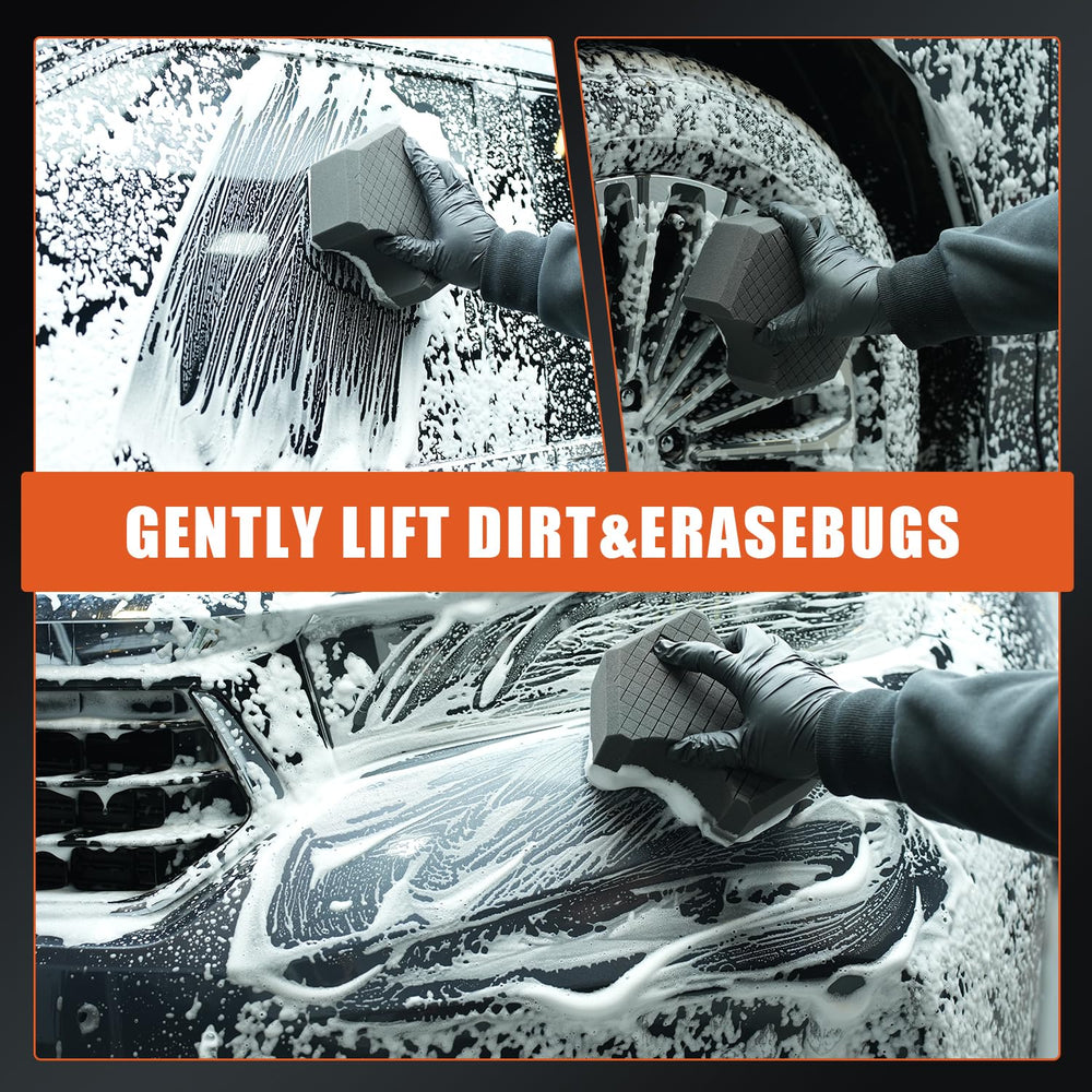 SPTA Ultra Safe Sponge protects wheel finishes during delicate cleaning