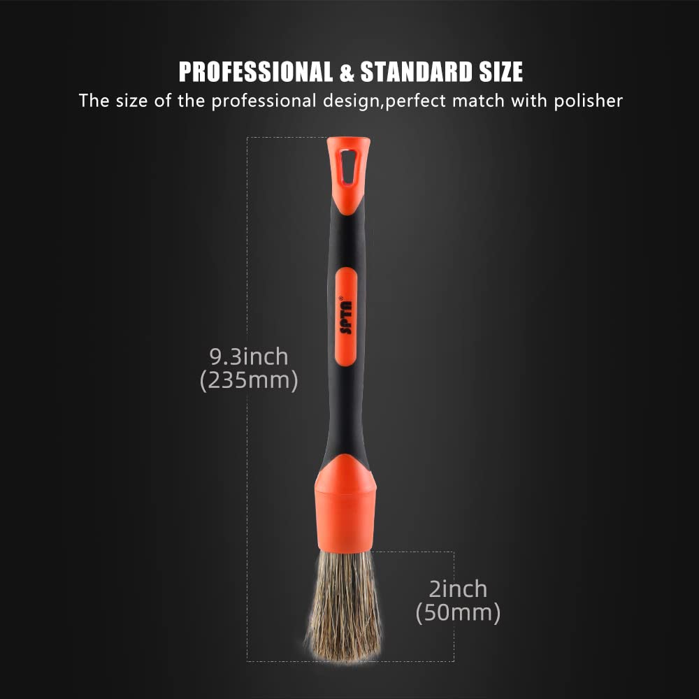 SPTA wheel and exterior brush cleans rims and grilles without scratching delicate finishes