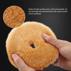 SPTA wool buffing pad 5-inch size for versatile car polishing