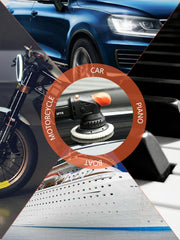 SPTA wool buffing pad heat control helps polish without overheating delicate finishes