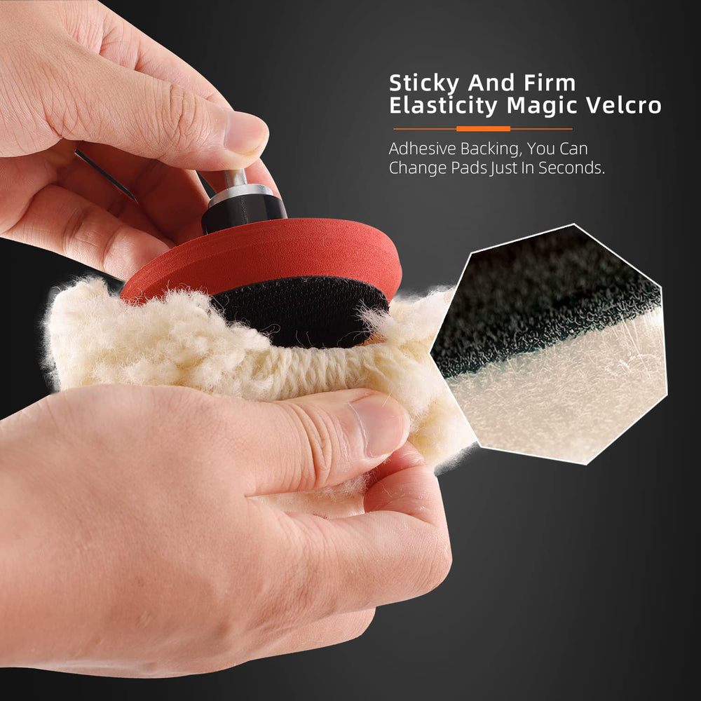 SPTA natural wool close-up emphasises high-quality fibers for faster polishing