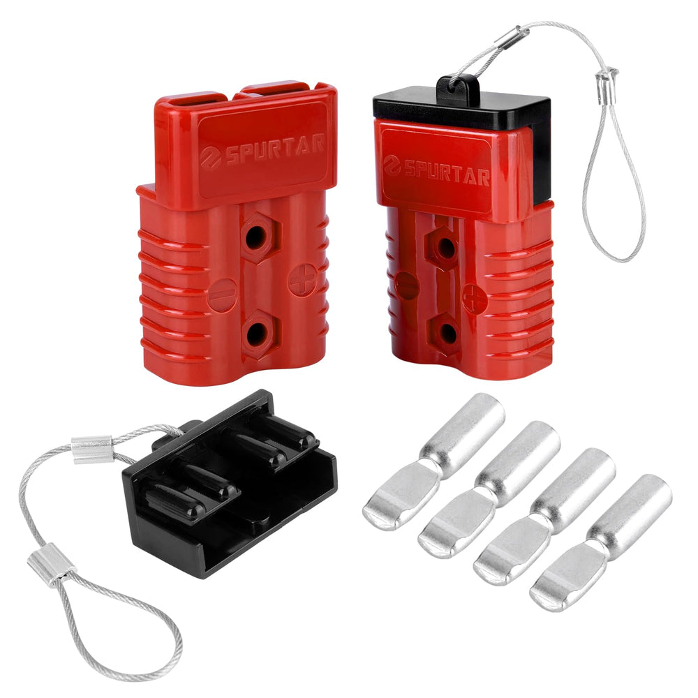 Spurtar 175A quick connect for fast, secure power to winches and cars.