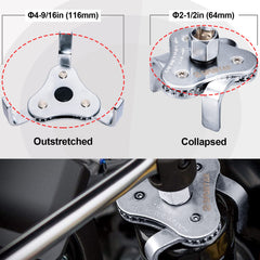 Spurtar Medium 98-111mm wrench handles mid-size filters.