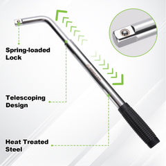 Spurtar portable emergency tire tool ready for roadside use