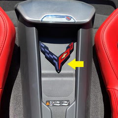 SR1 Performance C8 emblem 14-gauge-steel finish delivers durable, premium look.