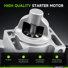 SROSANT Kohler starter 10-teeth model badge signals OEM-grade quality