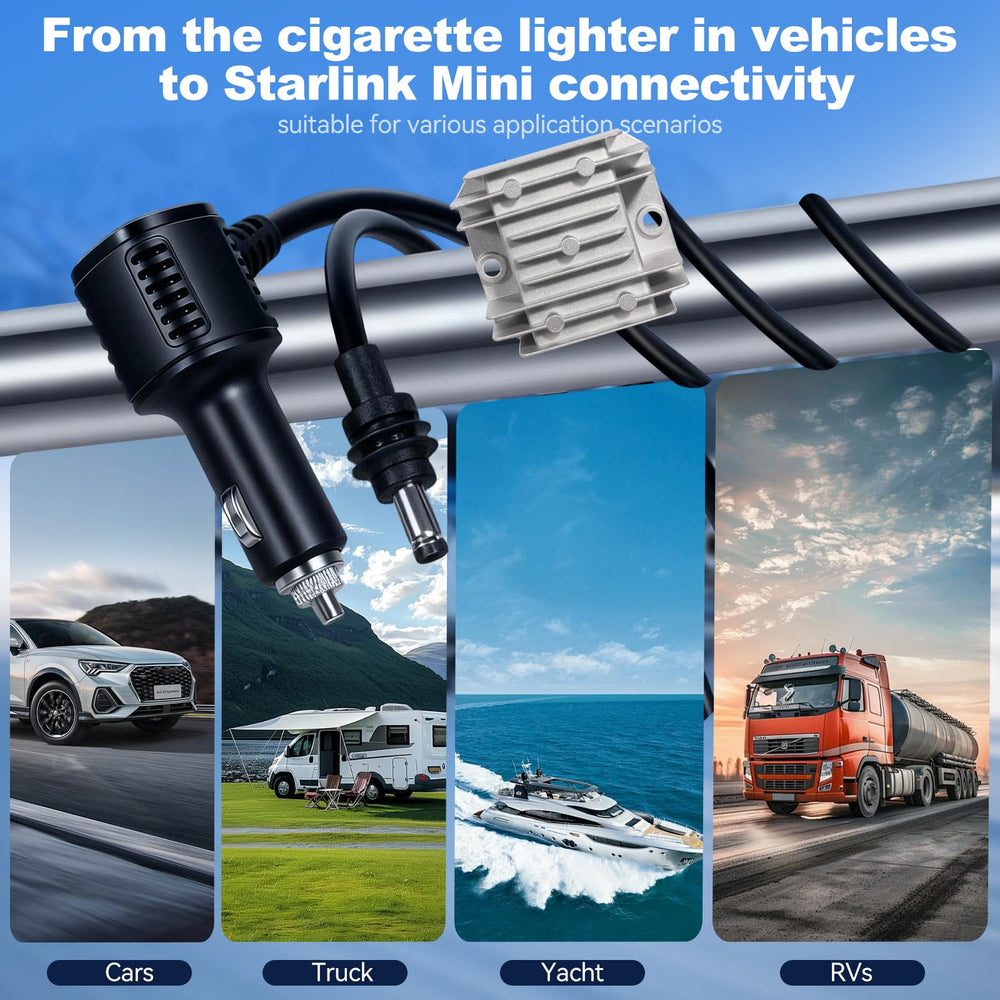 Srotime Starlink Mini reinforced 10-foot cable for larger vehicles.