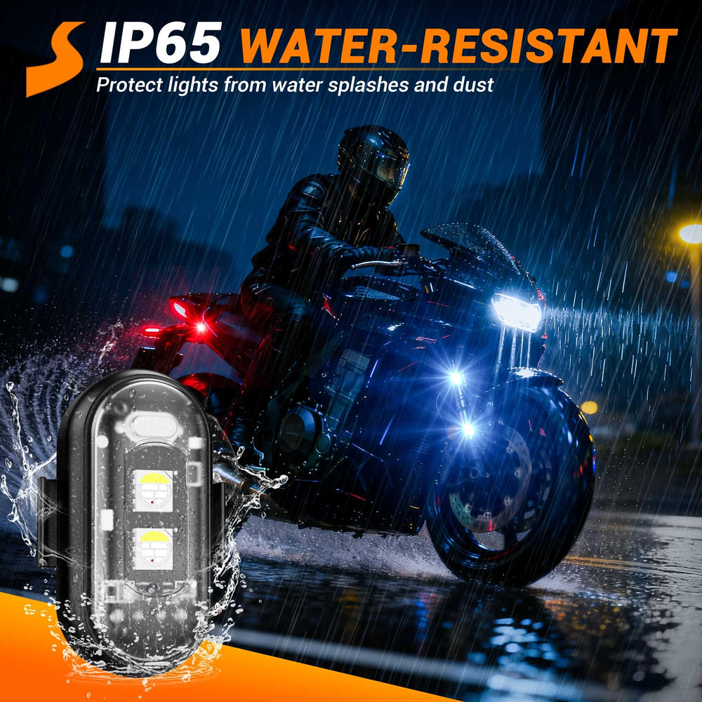 SS VISION USB rechargeable strobe offers long visibility on the go.