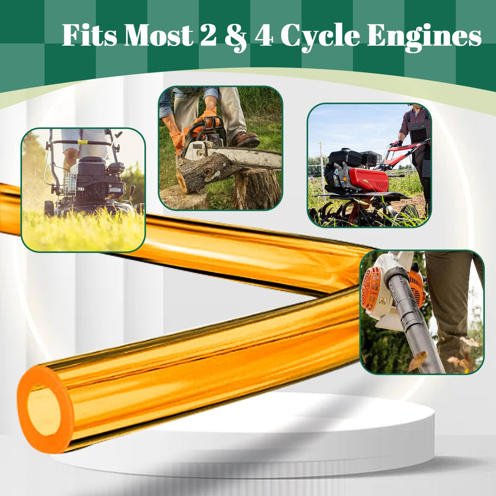 SSFOLPFEE fuel line with clamps delivers leak-free, secure connections.