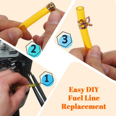 SSFOLPFEE 6.6 ft hoses let you replace multiple lines quickly.