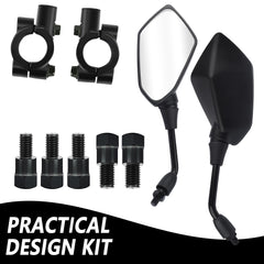 SSNNUU black finish adds sleek style to your bike.