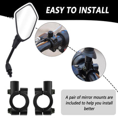 SSNNUU durable mirror withstands off-road shocks and harsh weather.