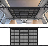 SSNNUU upgrade car ceiling cargo net zip keeps items secure during road trips.