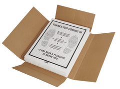 SSWBasics disposable floor mats shield carpets during maintenance and pre-delivery.