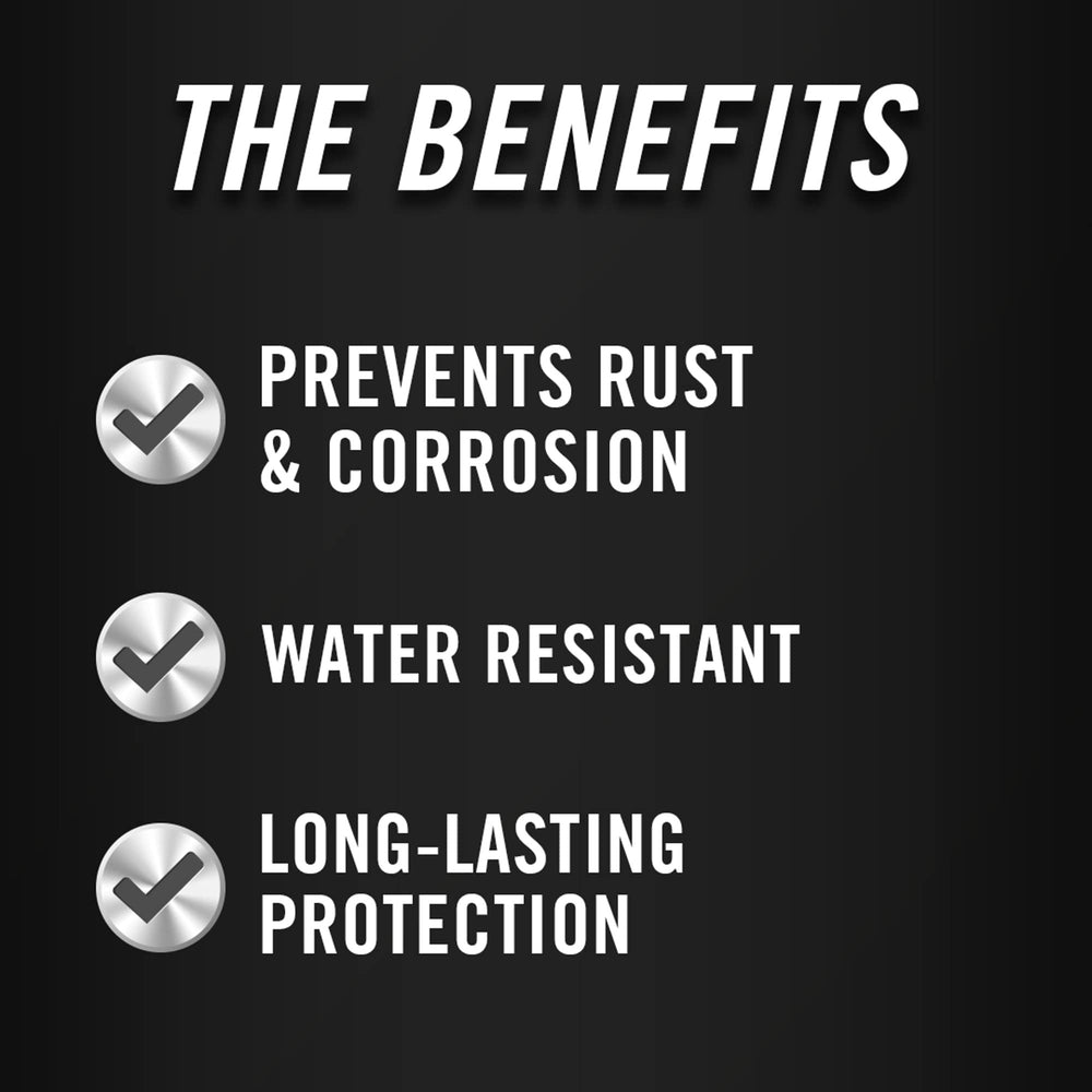 STA-BIL Rust Stopper protects battery terminals from corrosion.