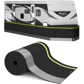 STABYLIS RV skirting top view showing 360° protection against wind and weather
