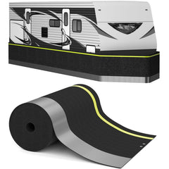 STABYLIS RV skirting top view showing 360° protection against wind and weather