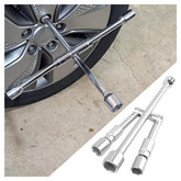 Stacool foldable 4-way lug wrench in 17mm for quick lug nut removal.