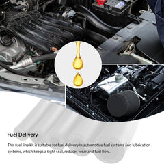 Stacool fuel line kit with 1/2 inch hose for wide compatibility.