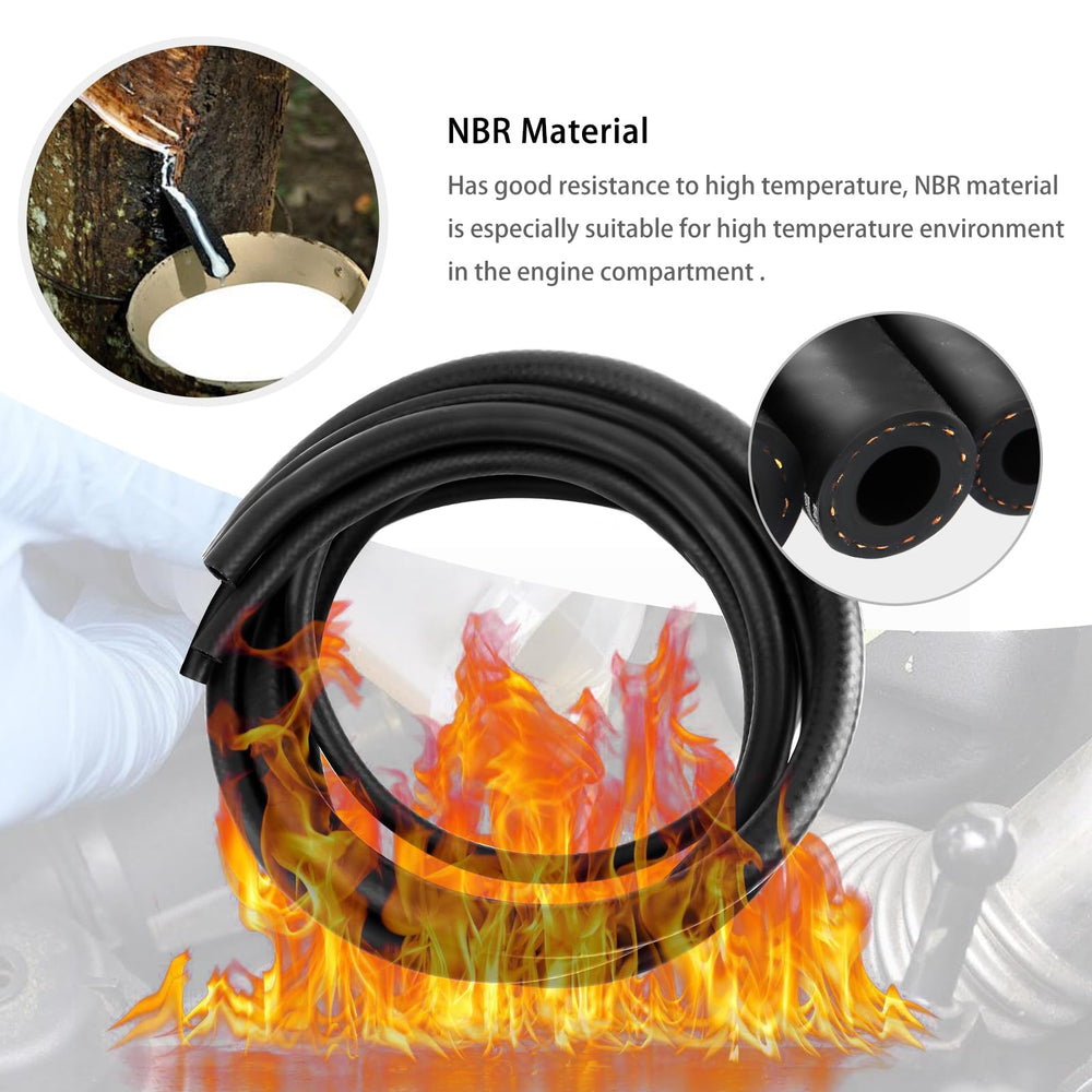 Stacool fuel line kit with 3/8 inch hose for high flow.
