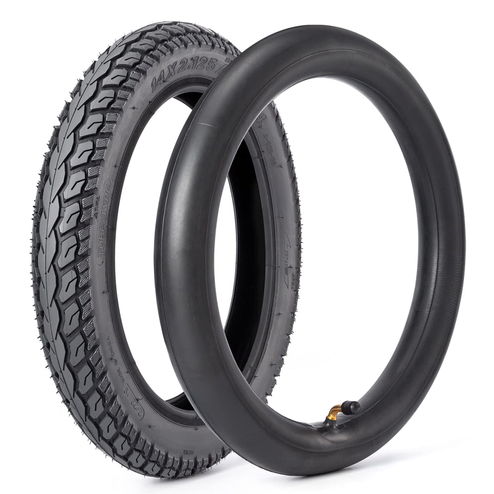StaiBC heavy-duty 14x2.125 tire close-up for durable scooter replacement