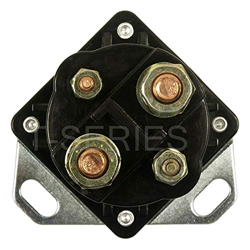 SS598T starter solenoid side view demonstrates compact design for tight engine bays.