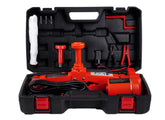 STANDTALL electric jack showing the stable base and reinforced screw rod for reliable lifting.