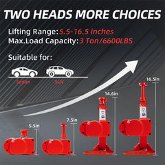 STANDTALL max height 16-53 inches for tall vehicles.