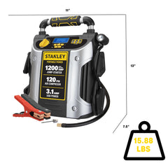 STANLEY power station with USB ports keeps devices charged on the go
