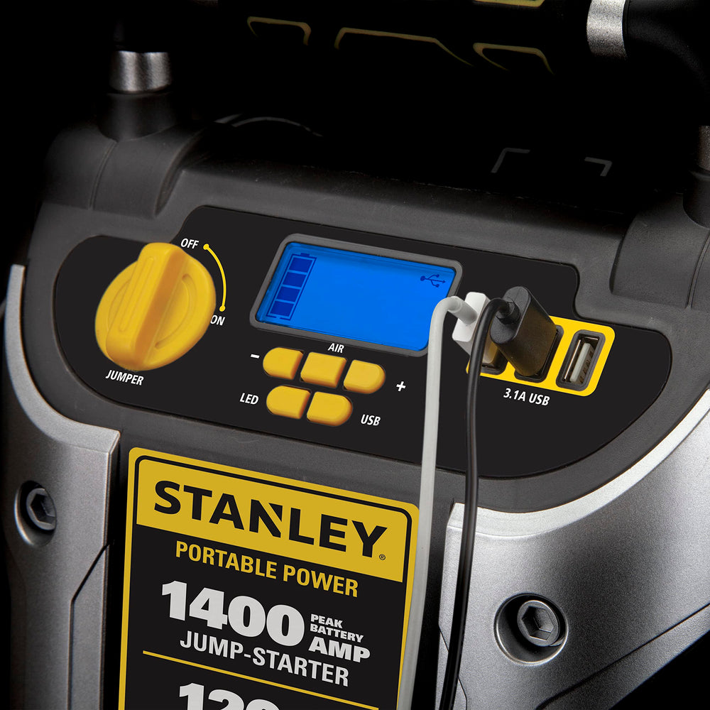 STANLEY J7C09D three USB ports for on-the-go device charging