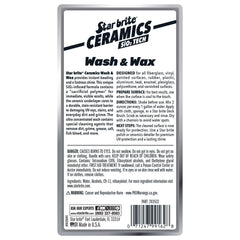 Star Brite Ceramic Wash & Wax all-in-one application tools image emphasizes versatile use