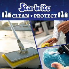 STAR BRITE brush floats, aiding retrieval after drops.