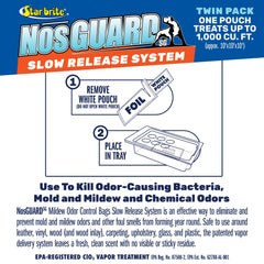 Ideal for enclosed spaces like RVs and cabins to reduce mildew odors.